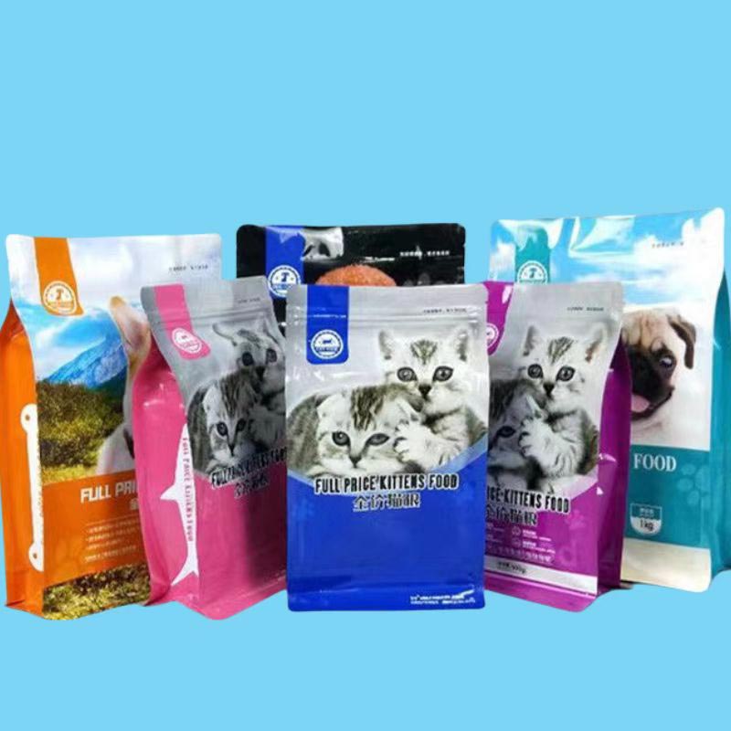 Sacchetti ecologici per l'imballaggio di alimenti per cani in carta Kraft