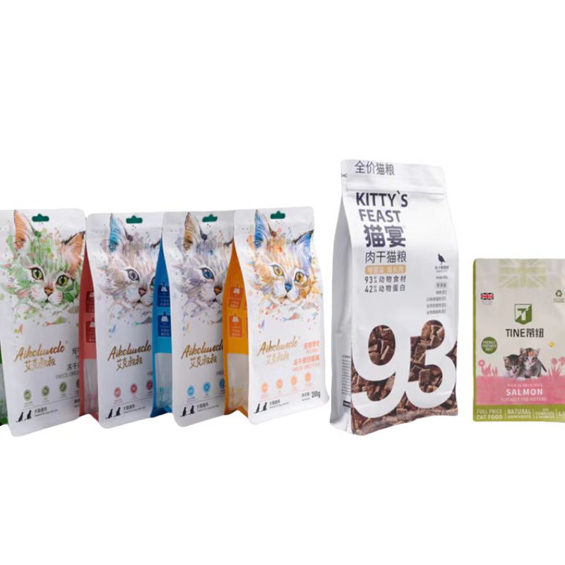 Sacchetto per l'imballaggio di alimenti per cani con sacchetto sottovuoto congelato