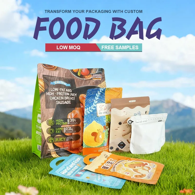 High-temperature steam-cooked bags for dried fruits, nuts, snacks and food